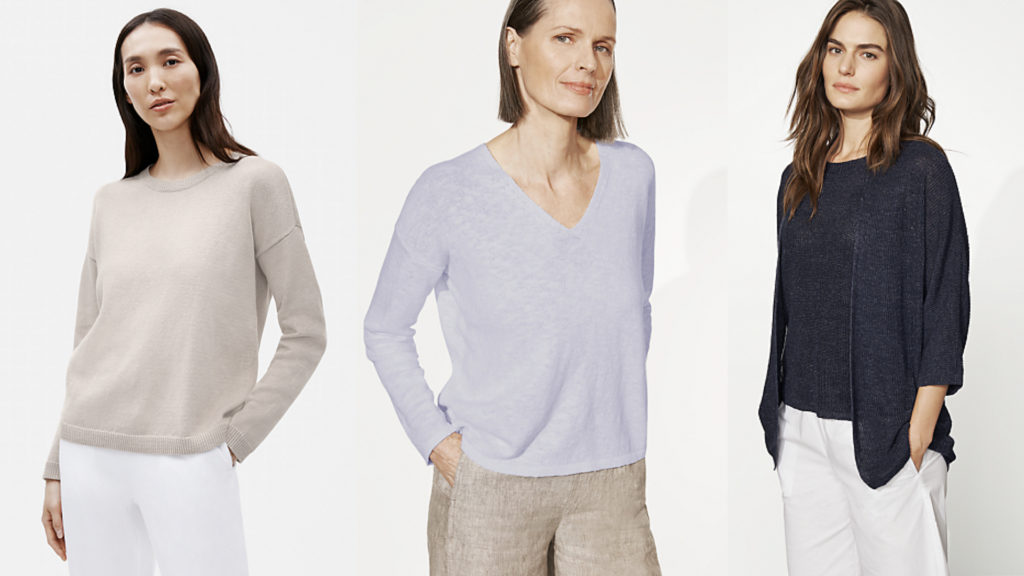 Eileen Fisher maglioni sostenibili