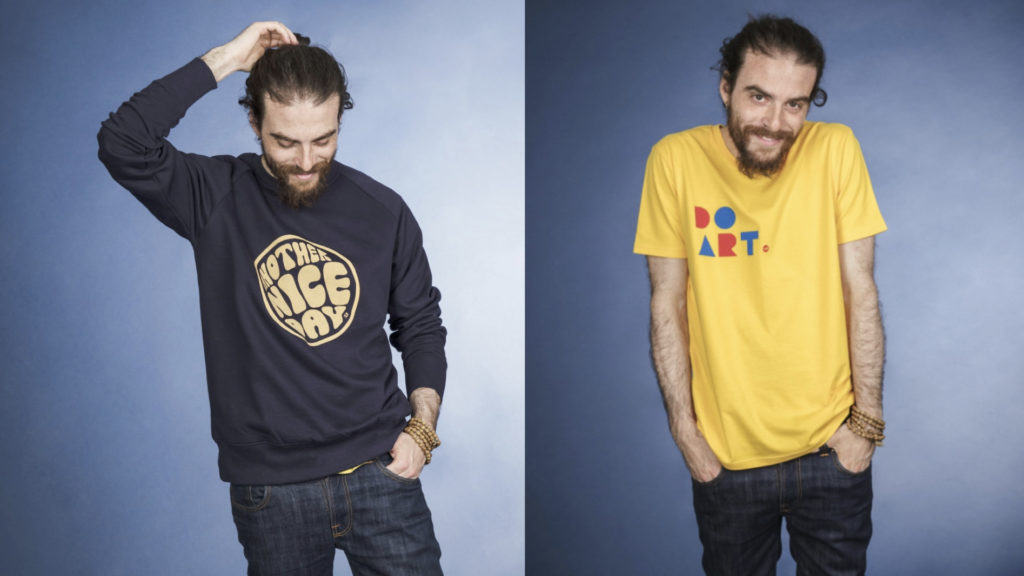 moda sostenibile uomo t-shirt