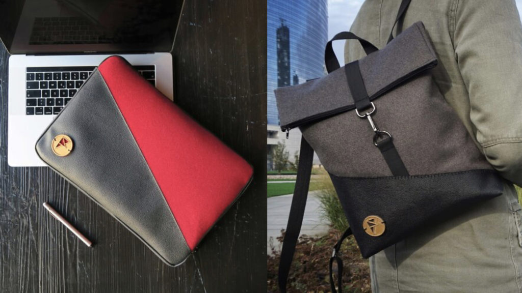 moda sostenibile uomo zaini