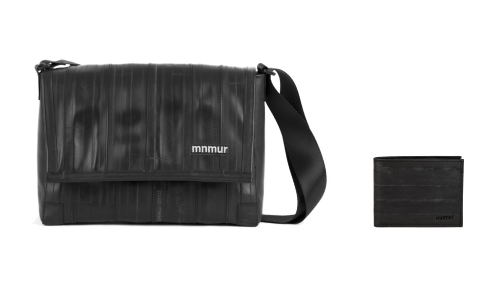 moda sostenibile uomo borse portafogli