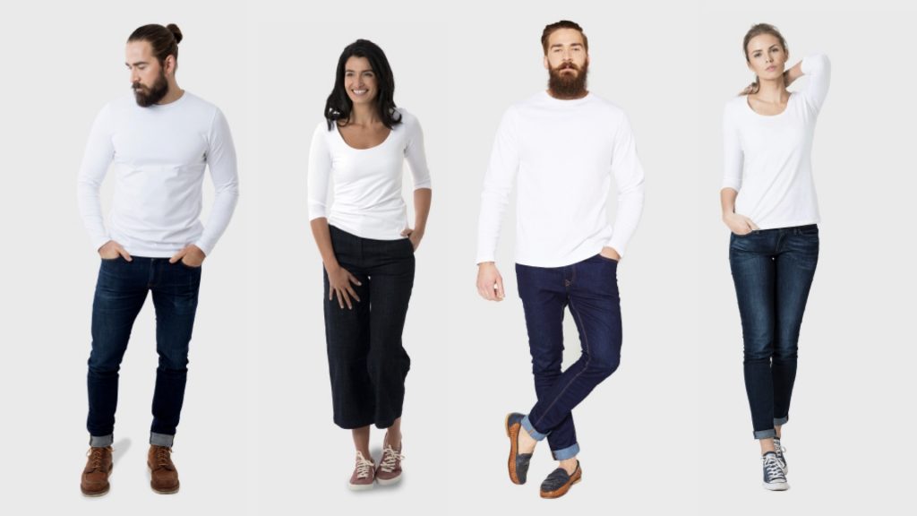 the white t-shirt
