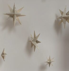 decorazioni fai da te natale in carta origami