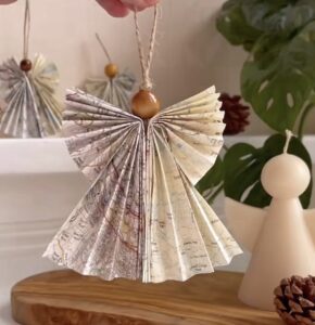decorazioni fai da te natale in carta origami